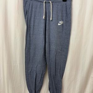 Nike Men's Heathered Blue Sweatpants